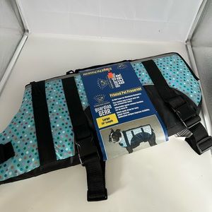 New Guardian  Pet Dog Animal Printed Pet Preserver Life Jacket Large 20 " Length